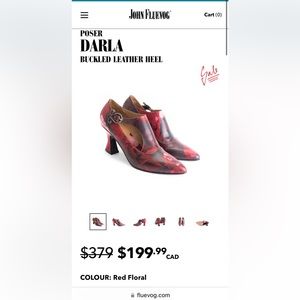 John Fluevog Darla Side Buckle Heel
